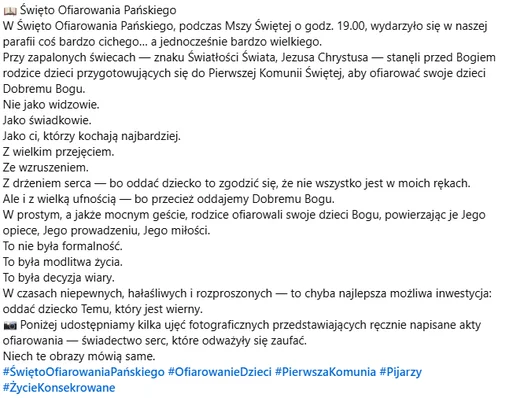 Święto Ofiarowania Pańskiego